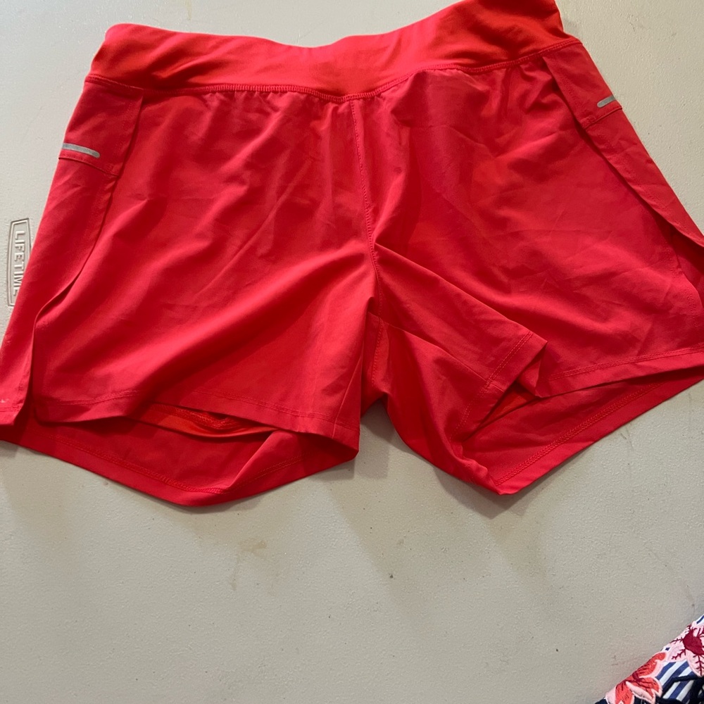 Avia Women's Bright Red Athletic Shorts